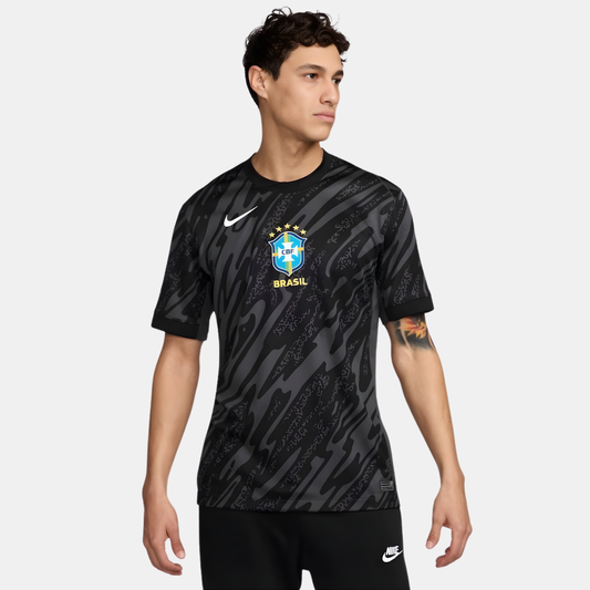 Camisa Seleção Brasileira Goleiro 2024/25 - Preta