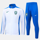 Conjunto Seleção Brasileira 2024/25 Treino - Branco e Azul