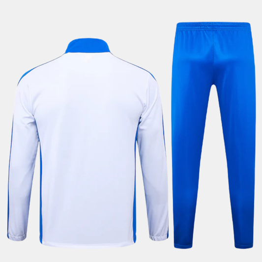 Conjunto Seleção Brasileira 2024/25 Treino - Branco e Azul
