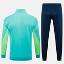 Conjunto Seleção Brasileira 2024/25 Treino - Ciano e Verde